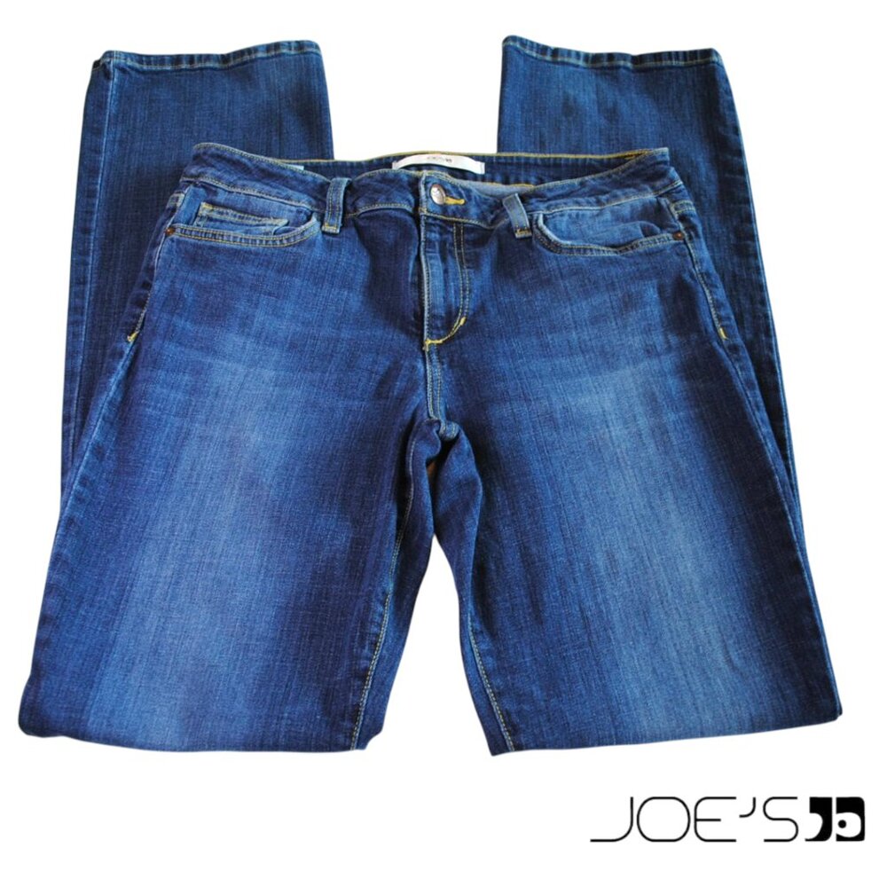 Womens Sz 32 Joe's Jeans Curvy Bootcut Jeans Blue 34" Inseam
